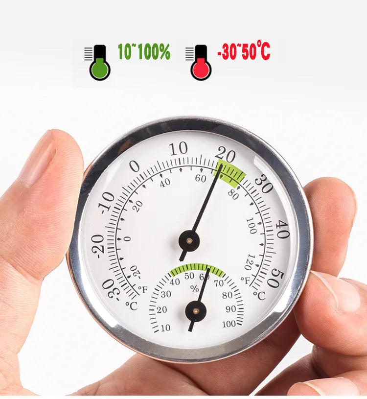 Mini Pointer Thermometer Hygrometer Indoor Room Electronic Qme