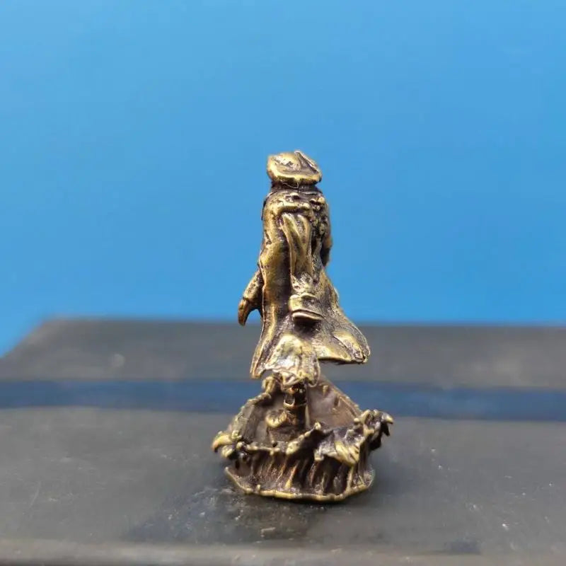 Display Model Mini Figurines Ornaments Brass Pirate Monster 1 64 Qme