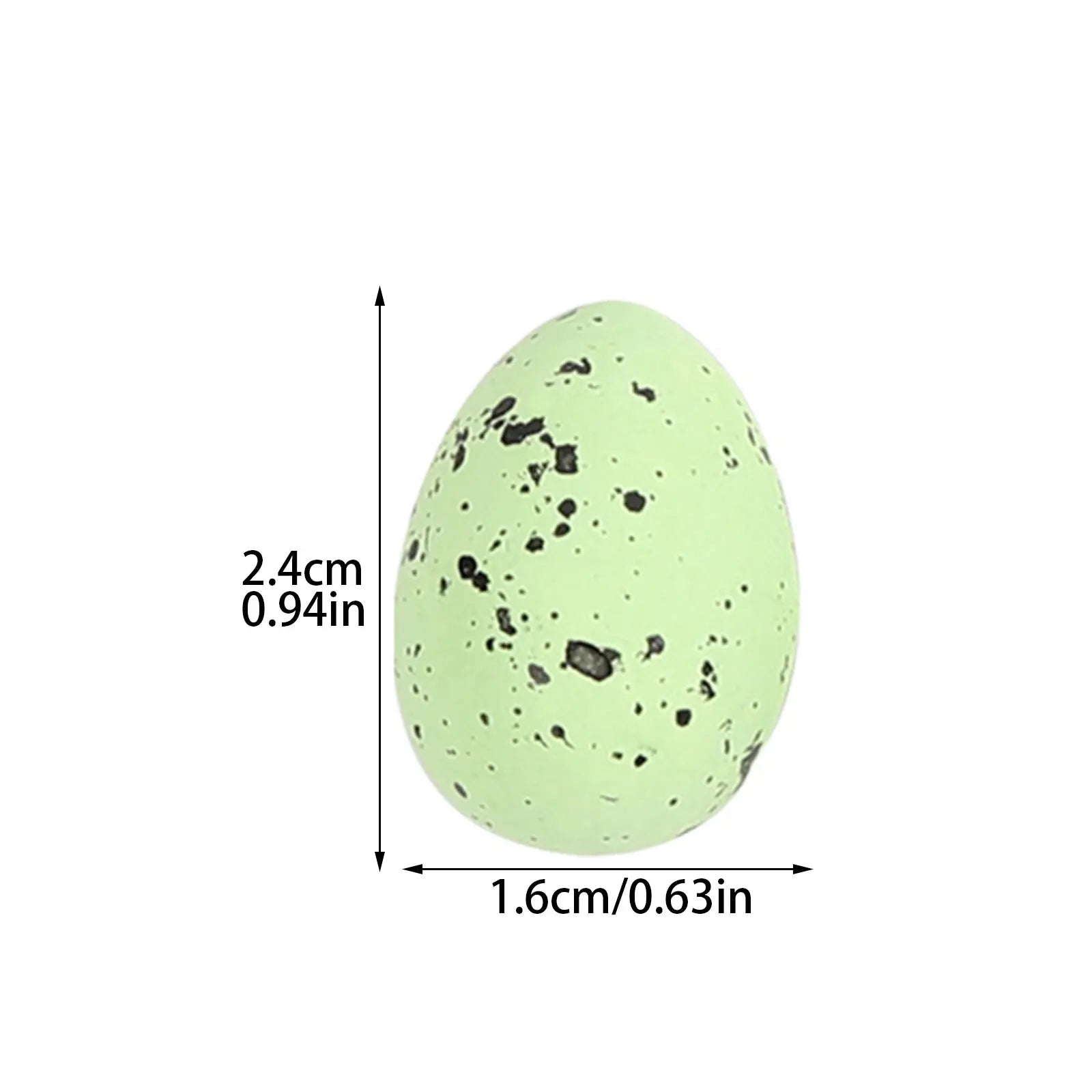 100PCS Colorful Foam Eggs Easter Egg Ornaments Crafts Birds Eggs DIY Wreath Easter Decoration Kids Diy Craft Qme