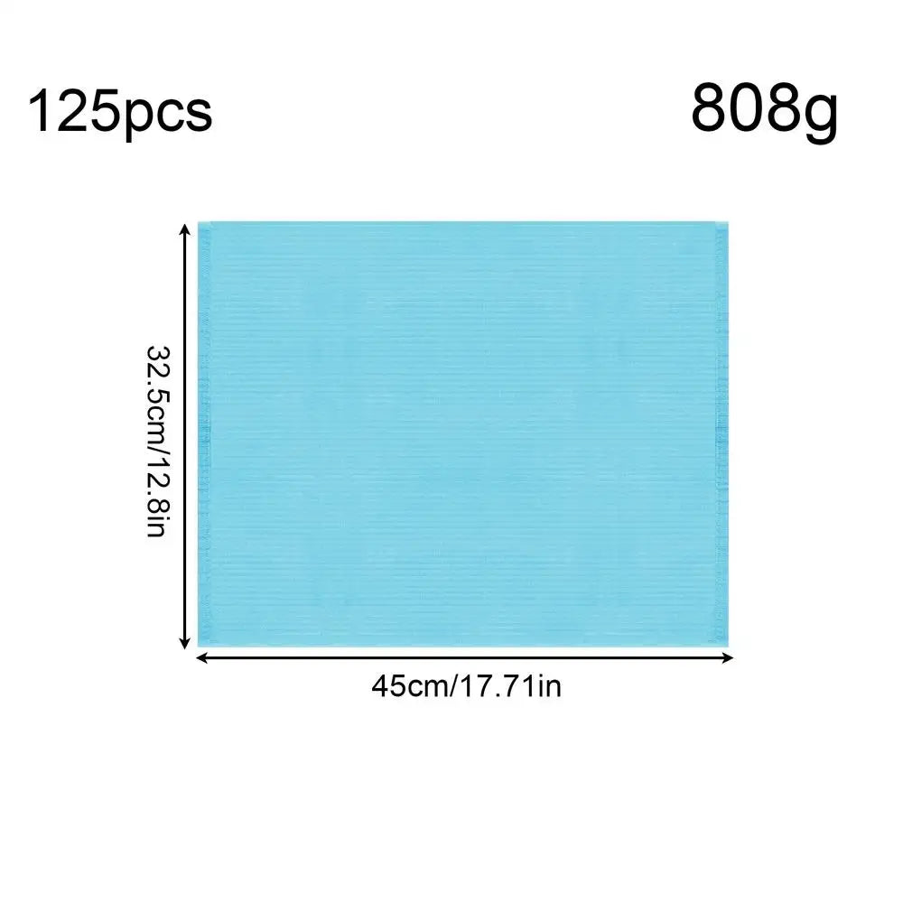 Nail Bibs 125-Piece Waterproof Salon Tray Adults Nail Towels Paper Bibs For Esthetician Patient Artist Adult Lash Manicure Qme China Mainland Blue