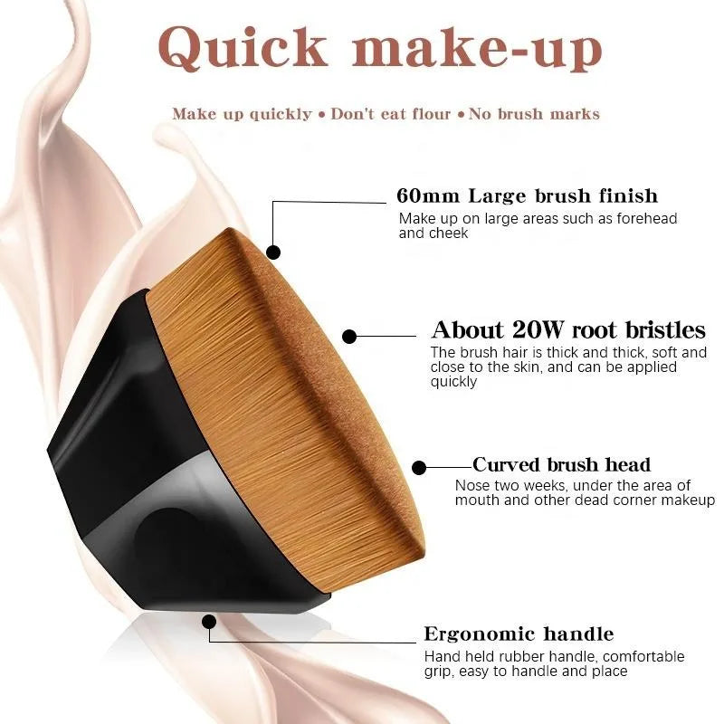 Magic Makeup Brush Liquid Foundation BB Cream No Trace Soft Density Qme