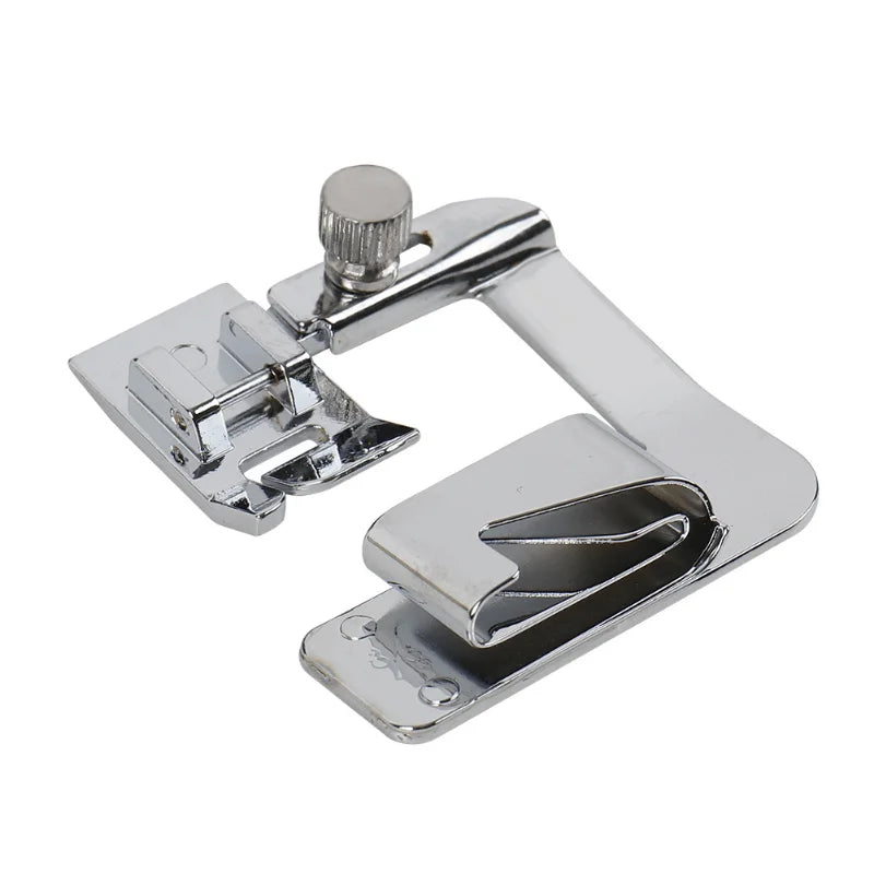 Household Sewing Machine Presser Foot | Piping Foot Suitable for Brother Singer, Steel Material, Color Qme