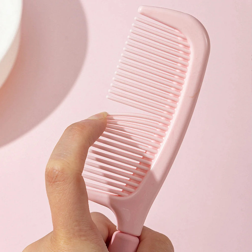 Cute Cartoon Cat Head Hair Comb Student Styling Straight Women's Qme
