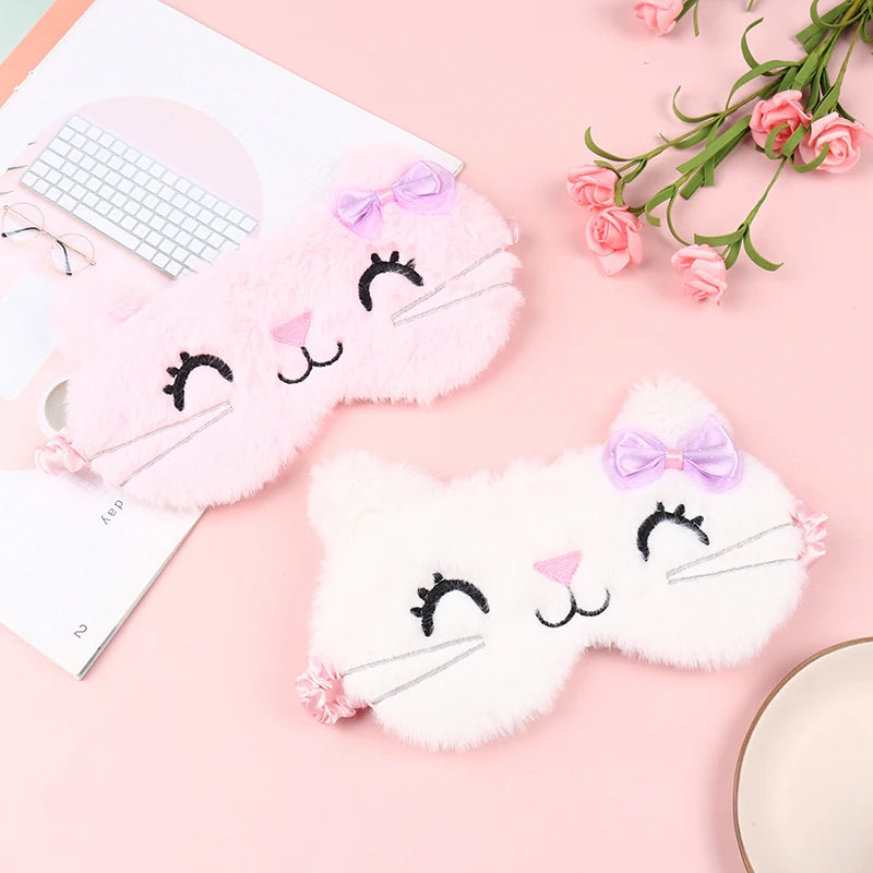 Sleep Mask Kids Lightweight Eye Cover Anime Cartoon Design Travel Rest Qme