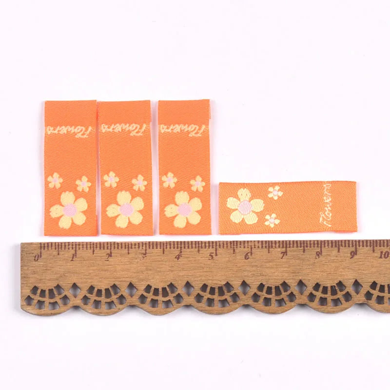 50Pcs Multicolor Flower Embroidery Cloth Labels Handmade DIY Hats Bags Crafts Garment Supplies Sewing Accessories Tags c3504 Qme 1