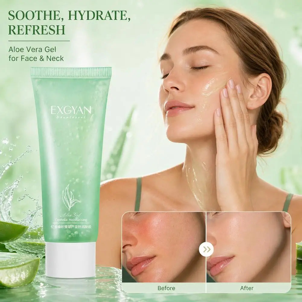 Aloe Vera Gel Pure Face Body Moisturizer After Sun Skin Care Qme