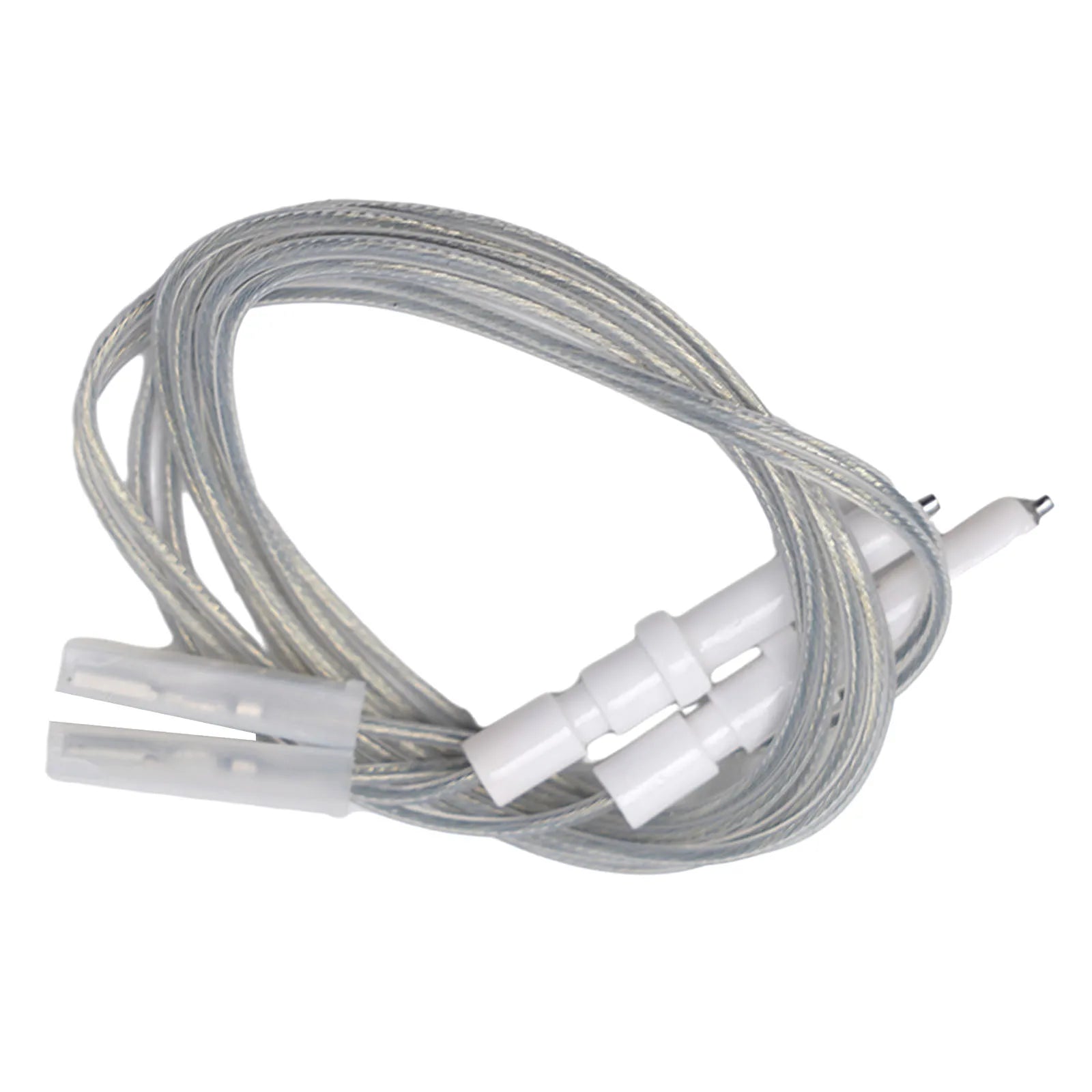 2pcs 35/40/45mm Gas Cooktop Stove Spare Igniter Electrode Spark Plug 900mm Wire Ignition Ceramic Pin For Most Brand Gas Cooker Qme