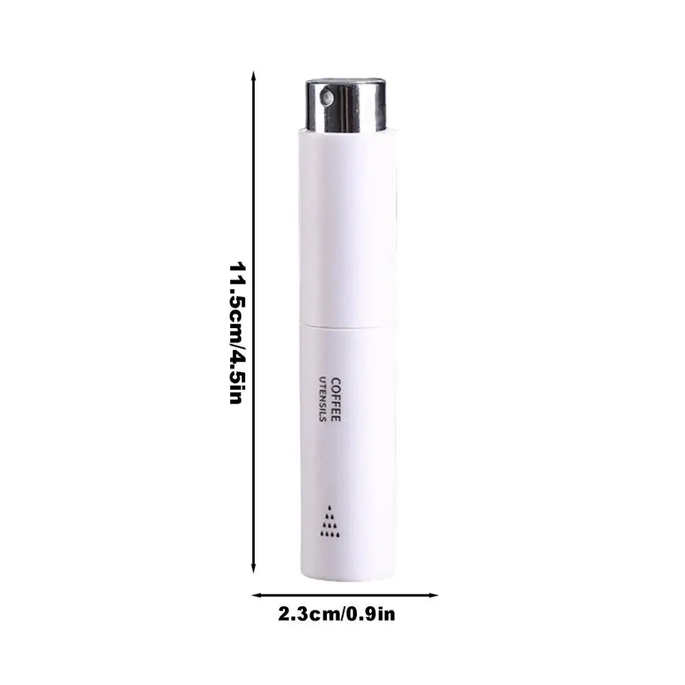 Coffee Spray Bottle 10ml Spray Bottle Travel Refillable Reusable Container Fine Mist Dispenser Storage for Liquids Perfume Qme White