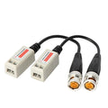 ESCAM BNC100 Video Balun Passive Transceivers 200M Range For HDCVI/AHD/TVI camera Twisted BNC CCTV UTP Balun BNC Cat5 CCTV UTP Qme 10 pairs China Mainland