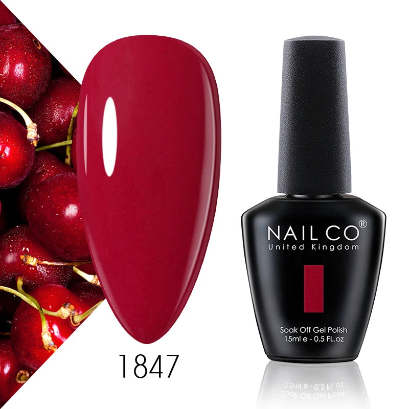NAILCO 131 Colors Nail Gel Polish Off LED Semi Permanant Art Hybrid