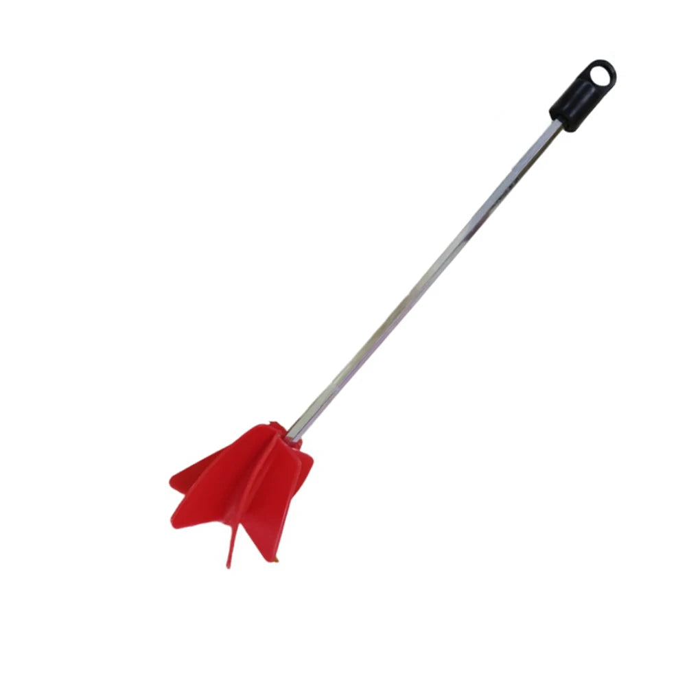 1 Pcs 300mm Paint Mixer Bit Epoxy Resin Pigment Mixing Paddle Stirrer Spiral Blade Stirring Rod 1/4in Shank Qme