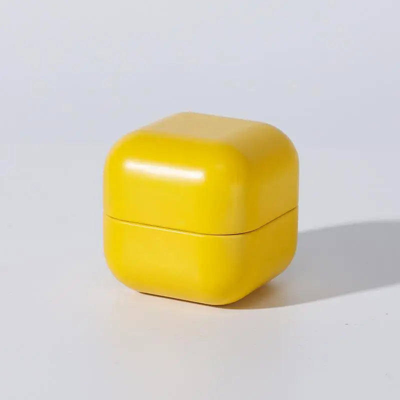 Jewelry Candy Small Storage Can Coin Earring Headphones Case Portable Qme Yellow