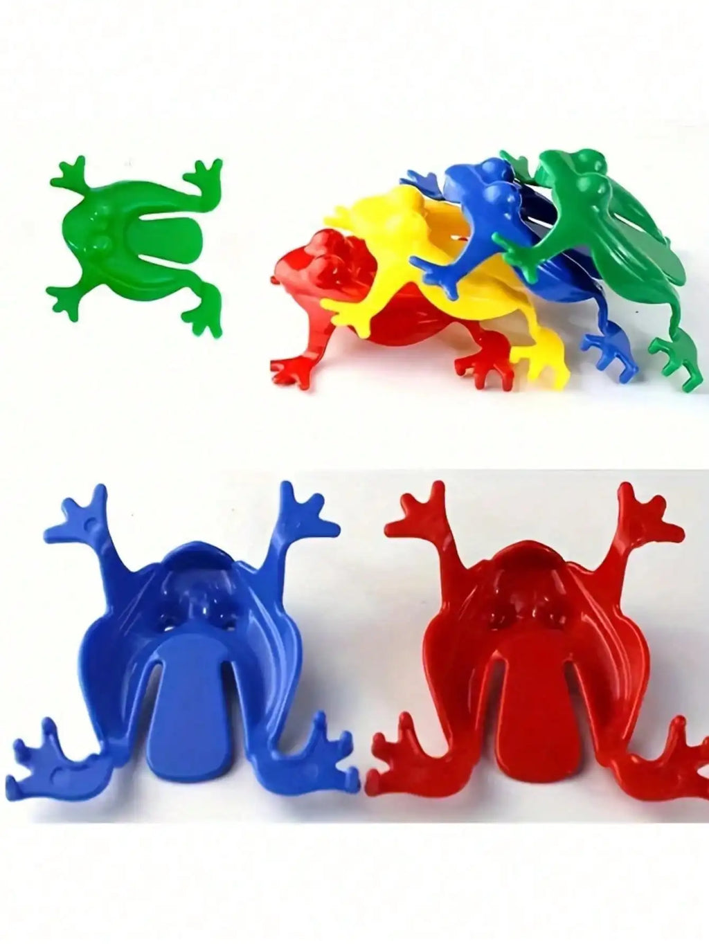 Jumping Frog Toy Plastic Frogs Finger Pressing Toys Fun Qme