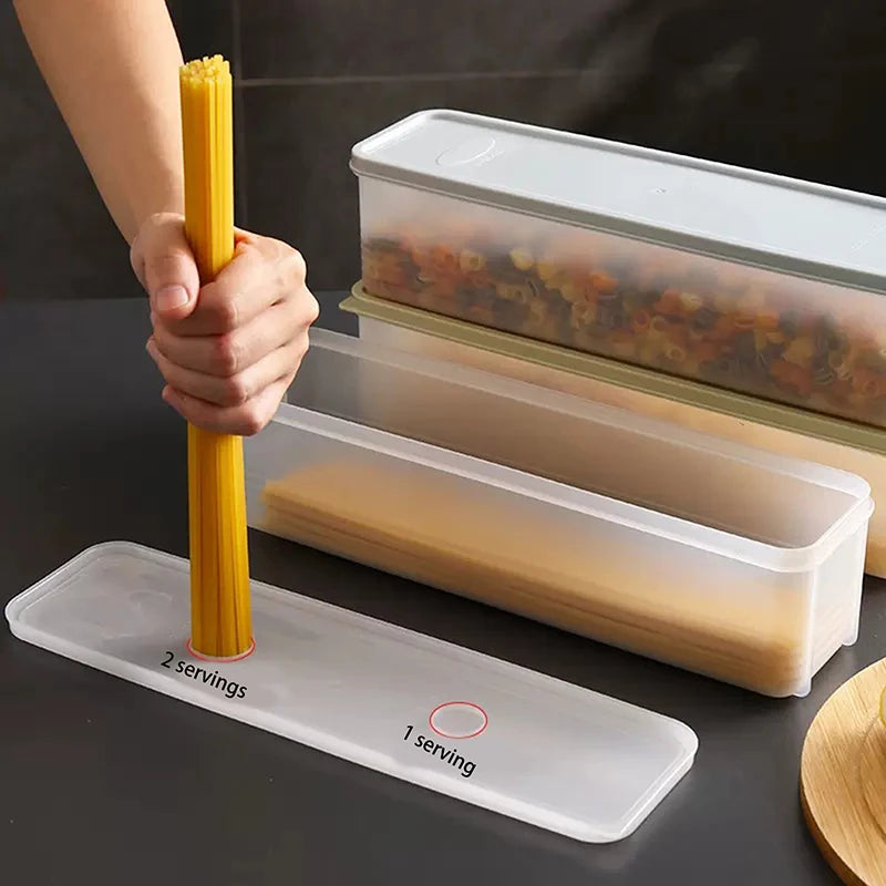 Noodles Fresh-keeping Box Plastic Food Sealed Rectangular Fruit Qme