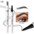Four-pronged 4-tip liquid microblading brow pen, long-lasting, anti-smudge, waterproof sweatproof non-fading Qme Q709-3