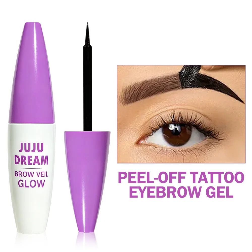 JUJU DREAM Brow Veil Glow Eyebrow Gel Waterproof Long Lasting Clear Qme 02