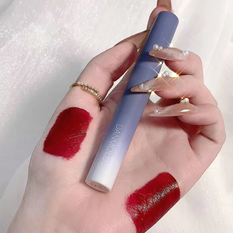 Lipstick 5 Colors Matte Long Lasting Waterproof Non-stick Cup Lip Qme