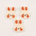 10pcs 36x47mm Multi Color Cartoon Rabbit Applique For Clothing Headwear DIY Decorative sewing Accessories Without Gum CP4170 Qme 10pcs 36x47mm