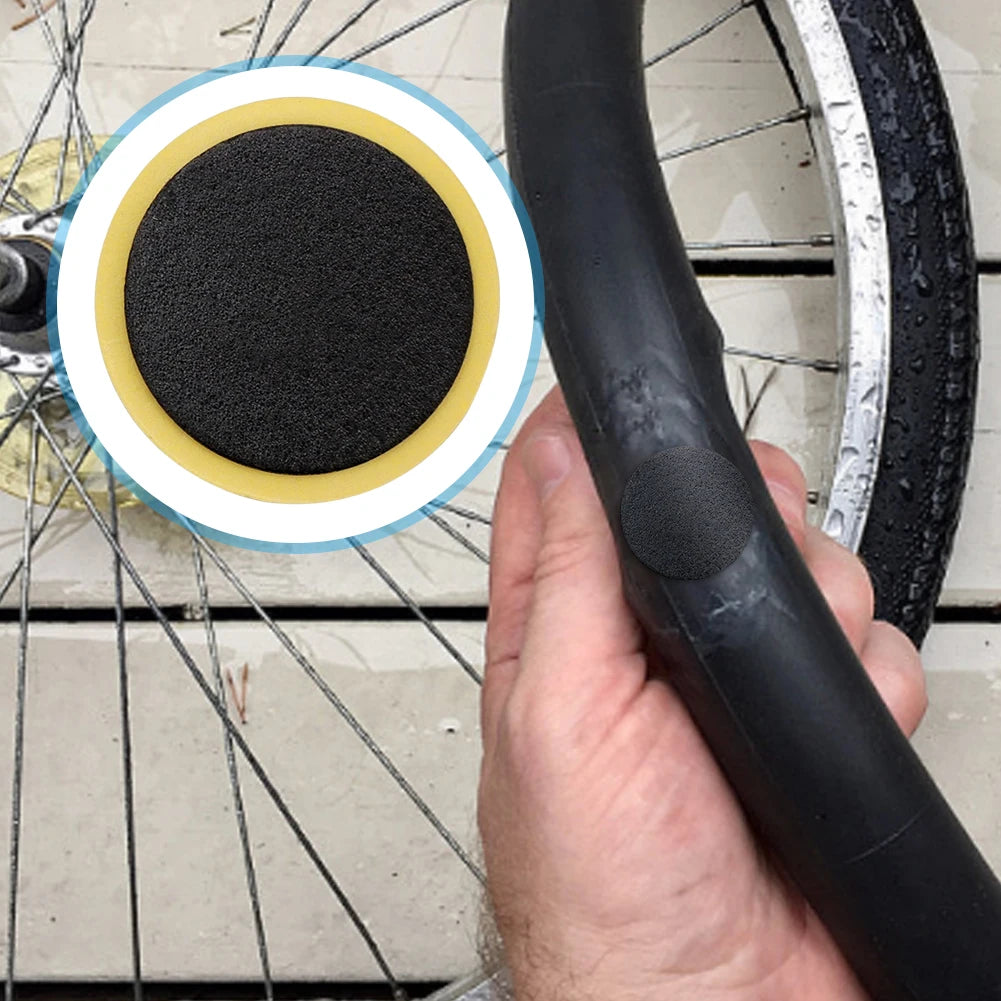 10PCS No-glue Adhesive Quick Repairing Car Motorcycle Tire Repair Patches Car Motorcycle Bike Tire Repair Tools Bike Accessories Qme