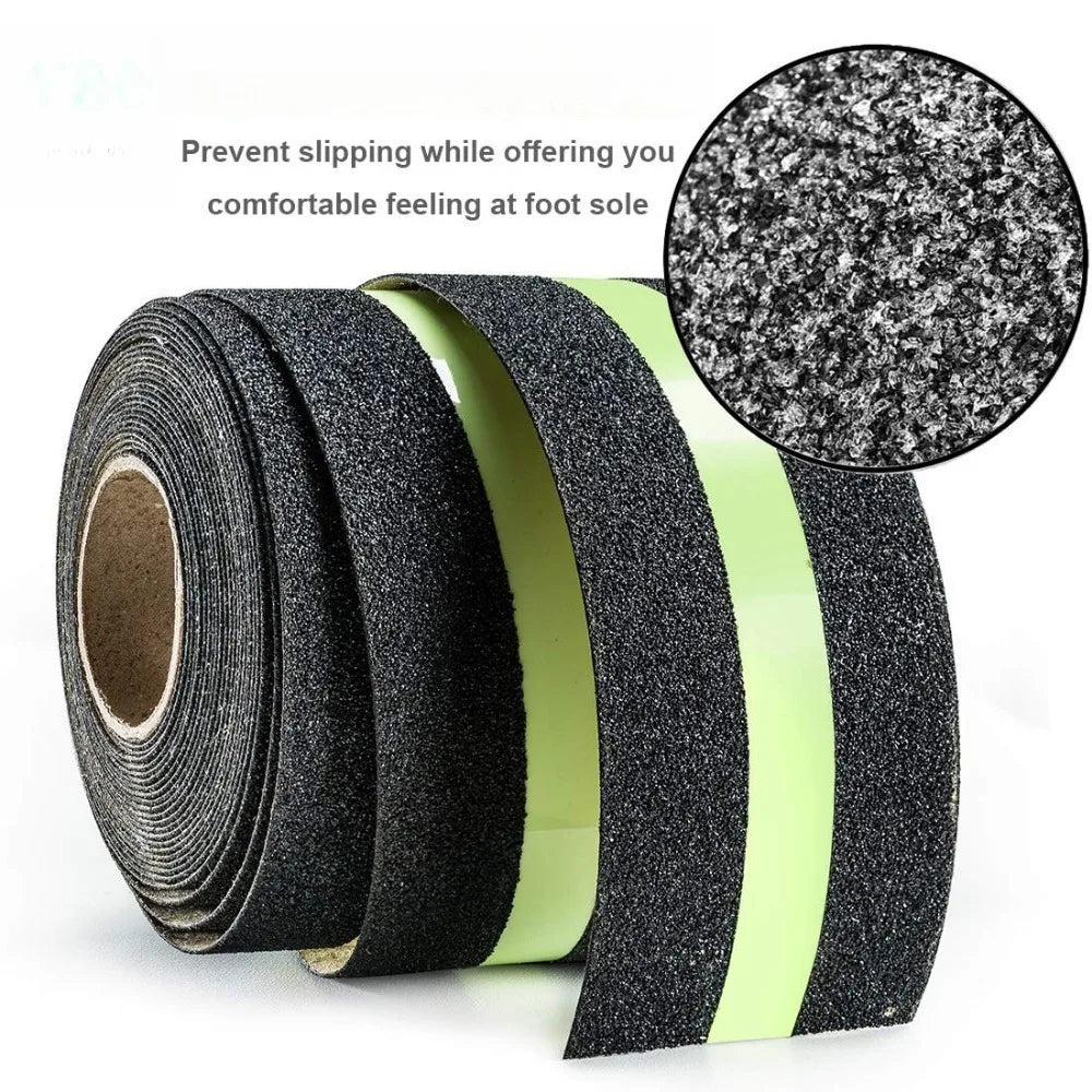 5m Luminous Anti Slip Tape Glow In Dark Stair Treads Non Slip Grip Tape Waterproof For Indoor Outdoor Steps Ladders Qme