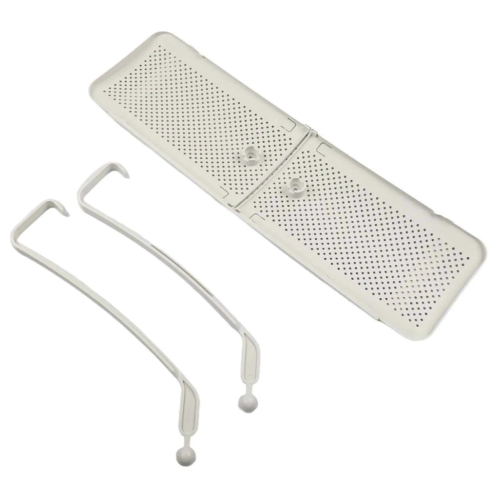 Wall Mounted Air Deflector For Air Conditioning With Adjustable Retractable Baffle To Reduce Direct Cold Air Exposure Qme