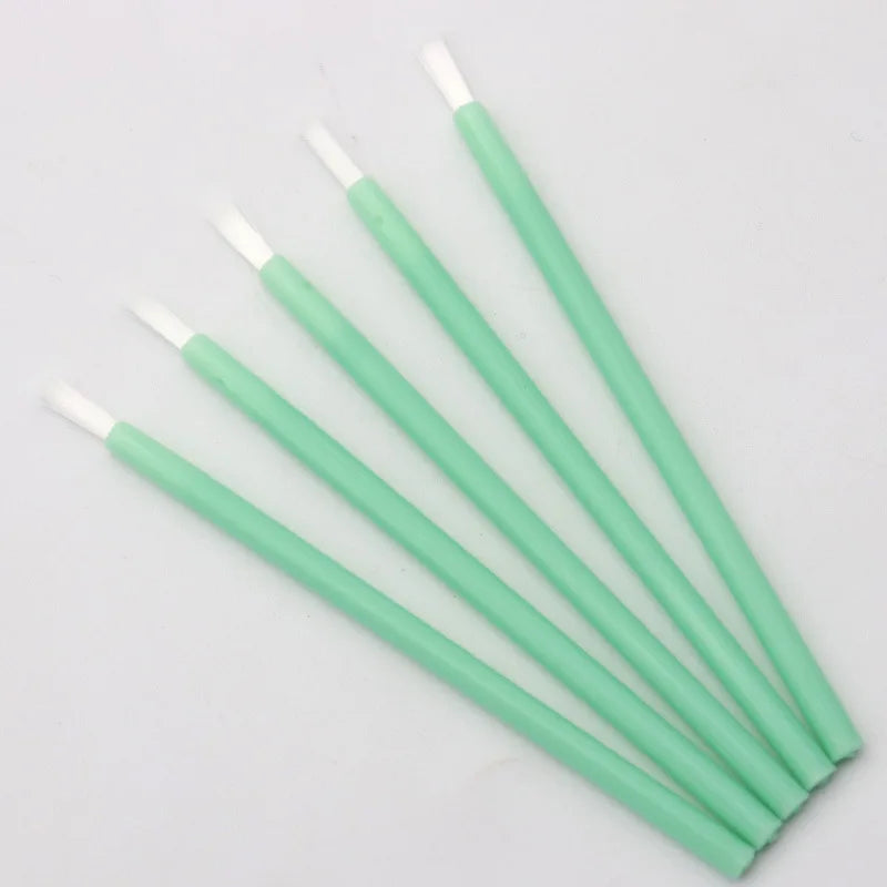 Disposable Nylon Fiber Lip Brush Lipstick Wands Clean Applicator Qme 50PCS Green China Mainland