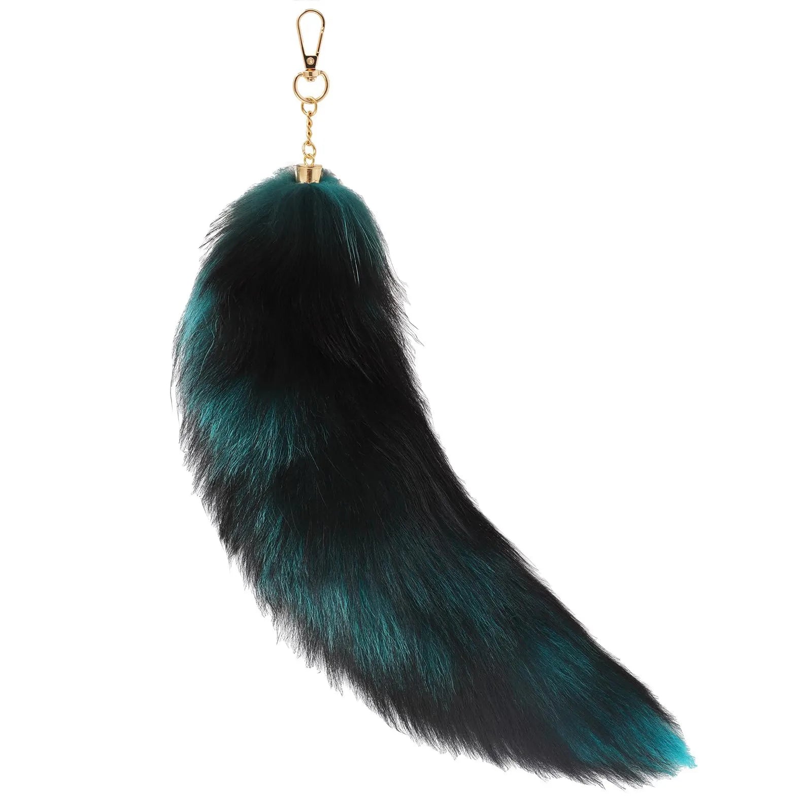 Lovely Plush-Fox Tail Bag Pendant Furry Racoon Tail Keyring Keychain Cute Pompoms Keyring Bag Decor Accessory Holiday Party Gift Qme A One Size