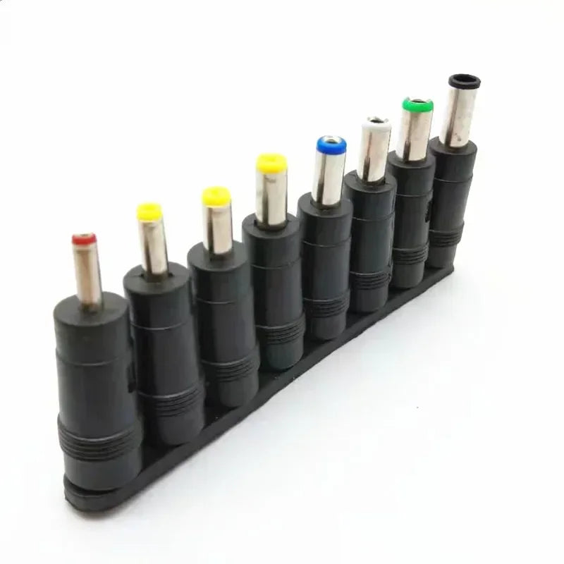 Factory Direct DC Converter 8-Bit Set Notebook Adapter Connector 5.5*2.1 Multi-Function Power Adapter Qme