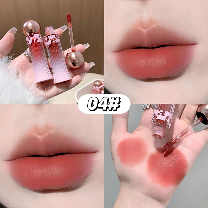 Gege Bear Velvet Mist Lip Glaze Matte Clay Long-lasting Non-drying Qme GX1388-4