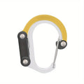 Hybrid Gear Clip Carabiner Rotating Hook Clip Non-Locking Strong Clips For Camping Fishing Hiking Travel Backpack Out Qme Gold