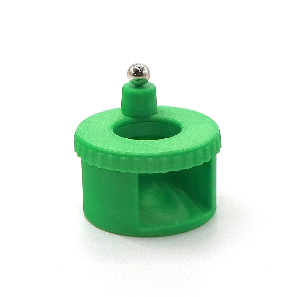 Rotating Cat Eye Magnet for Nails Automatic Glass Bead Nail Magnet Spinner, Magnetic Gel Polish Guide Tool Nail Art DIY Qme green