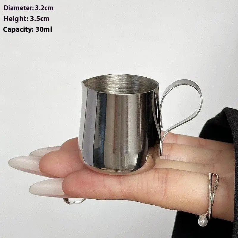 12 5 Mini Coffee Milk Frothing Jug Latte Art Frother Pitcher Qme 2