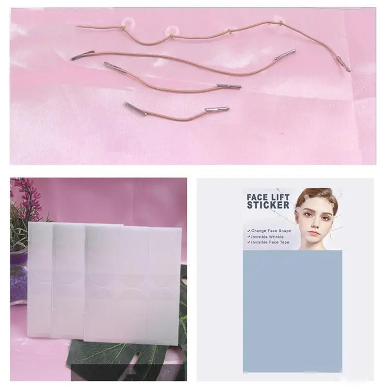Waterproof V Face Makeup Adhesive Tape Invisible Breathable Lift Face Sticker V-Shape Chin Adhesive Lifting Face Stickers Qme