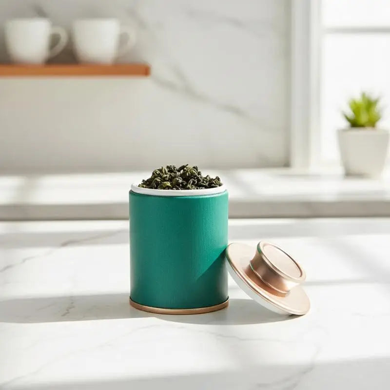Solid Mini Empty Tea Tin Can Household Sealed Jar Portable Travel Qme