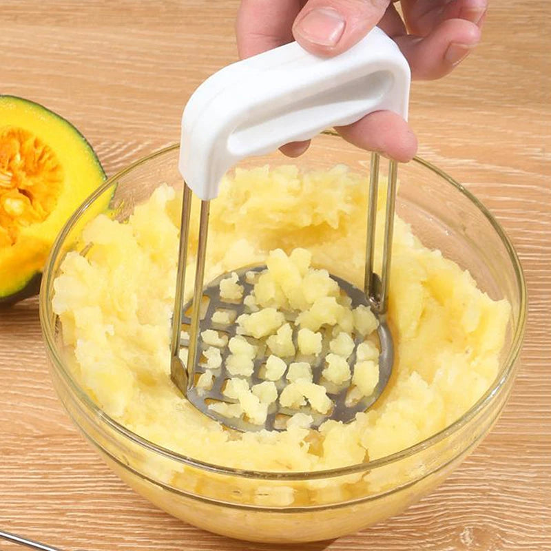 Manual Potato Masher Pressed Smasher Portable Kitchen Tool Babies Qme