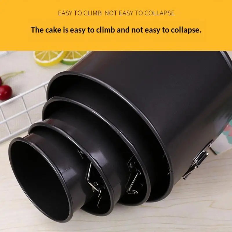Kitchen Accessories Carbon Steel Cakes Molds Round Cake Pan Ring Qme