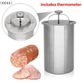 Ham Maker Stainless Steel Meat Press Cooker Deli Mold Pork Poultry Qme Default Title
