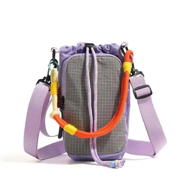 Dopamine Crossbody Water Bottle Bag 2026 New Model Portable Large Capacity Phone Bag Waterproof Water Bottle Bag For Students Qme A5