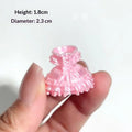 Miniature Cosmetic Storage Box Dollhouse Mini Pink Case Model Decor Qme A1