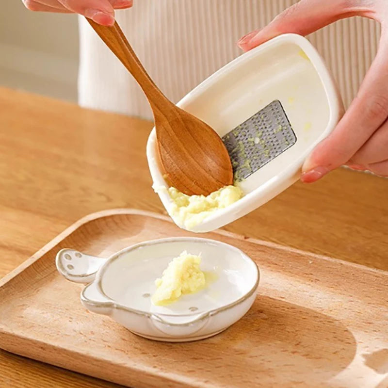 Manual Ginger Grater Chopping Garlic Kitchen Vegetable Cooking Food Qme