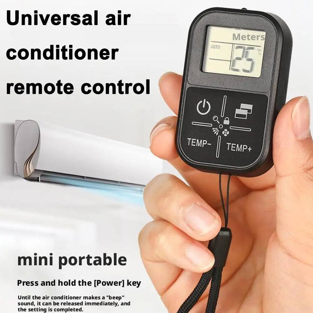 Universal Air Conditioning Remote Control 2025 New Applicable To Any Brand & Equipped With Thermometer Remote Control Panel Qme