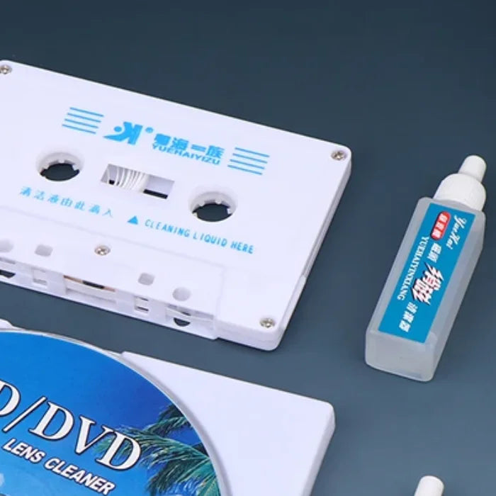 CD VCD DVD Player Lens Cleaner Audio Cassette Tape Head Demagnetizer Qme