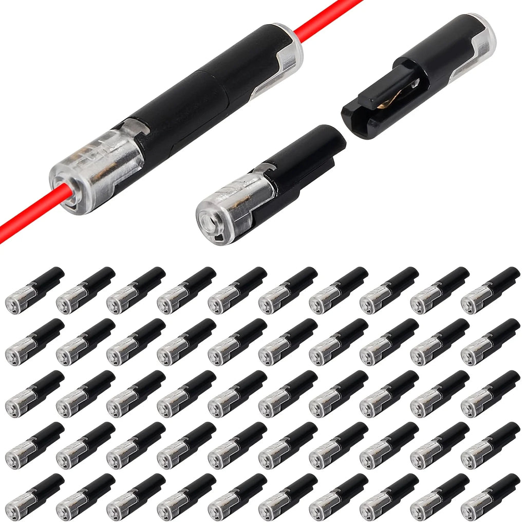 Electric Wire Connector No Stripping Quick Cable Connectors Detachable Automotive Terminal Connector LED Cable Buckle Connector Qme