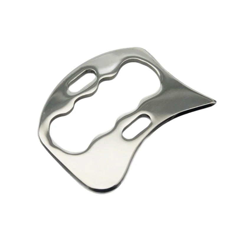 Body Slimming Scraping Board Muscle Massage Relaxation Stainless Qme A