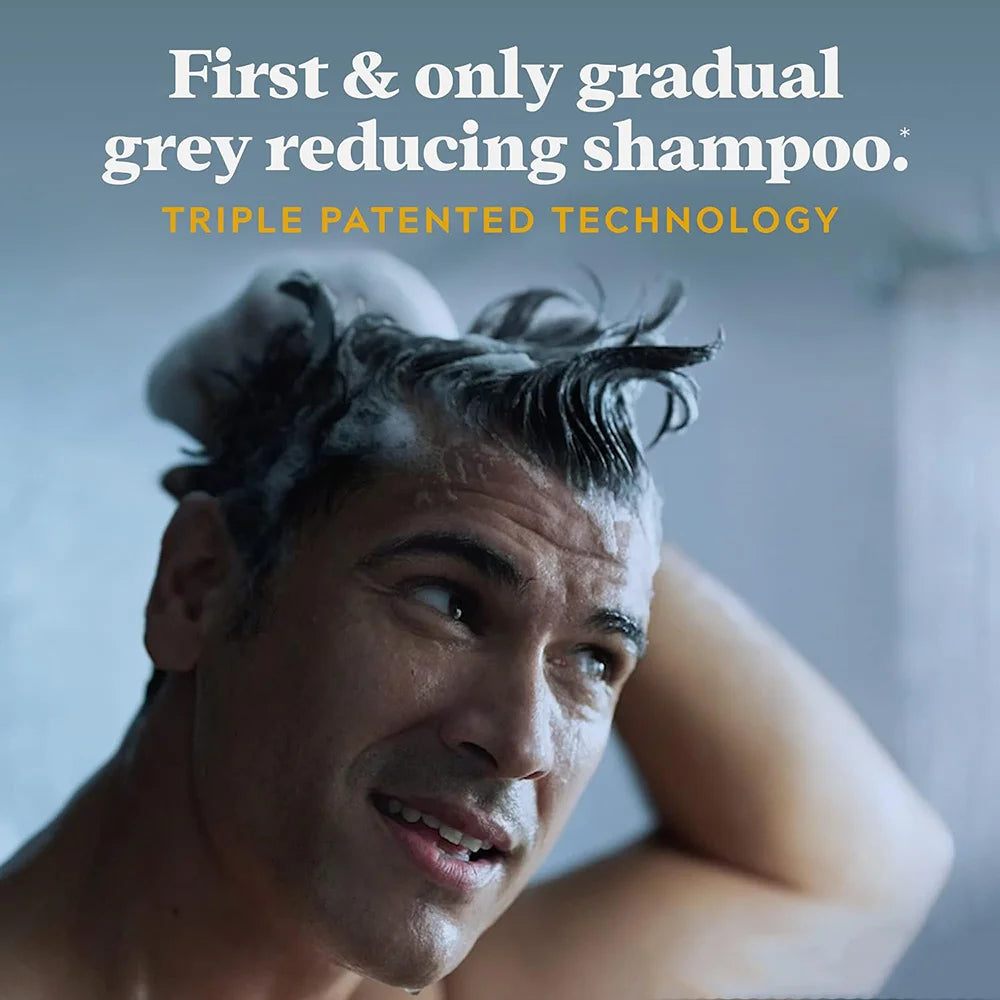 GZE Grey Reducing 2-In-1 Shampoo Conditioner - Softening Properties Say Goodbye to Grey Hair Eliminate Unwanted Grey Hair Tones Qme
