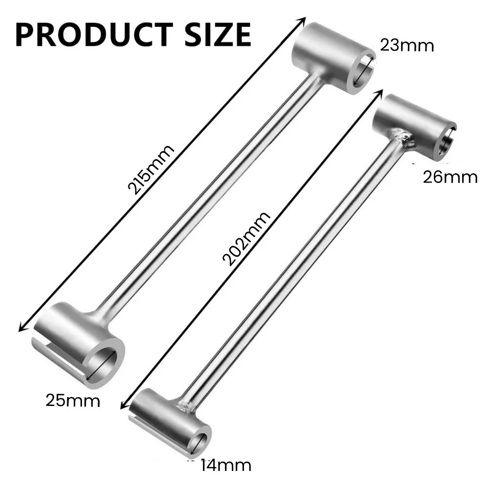1/2Pcs Double Head Door Hinge Repair Spanner 8-19mm/19-25mm Adjustment Labor-Saving Wrench Home Hinge Gaps Repair Hand Tools Qme