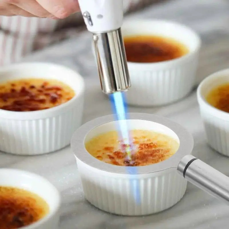 Professional Stainless Steel Brulee Rings Milk Tea Cups Baking Tools Qme