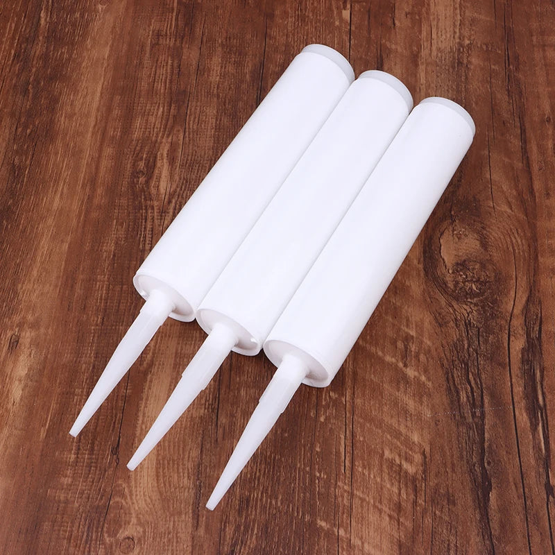 1/3Pcs Caulk Caps Caulking Sealant Tube Empty Tube Refillable Sealant Bottle Tool Home Reusable Squeeze Qme