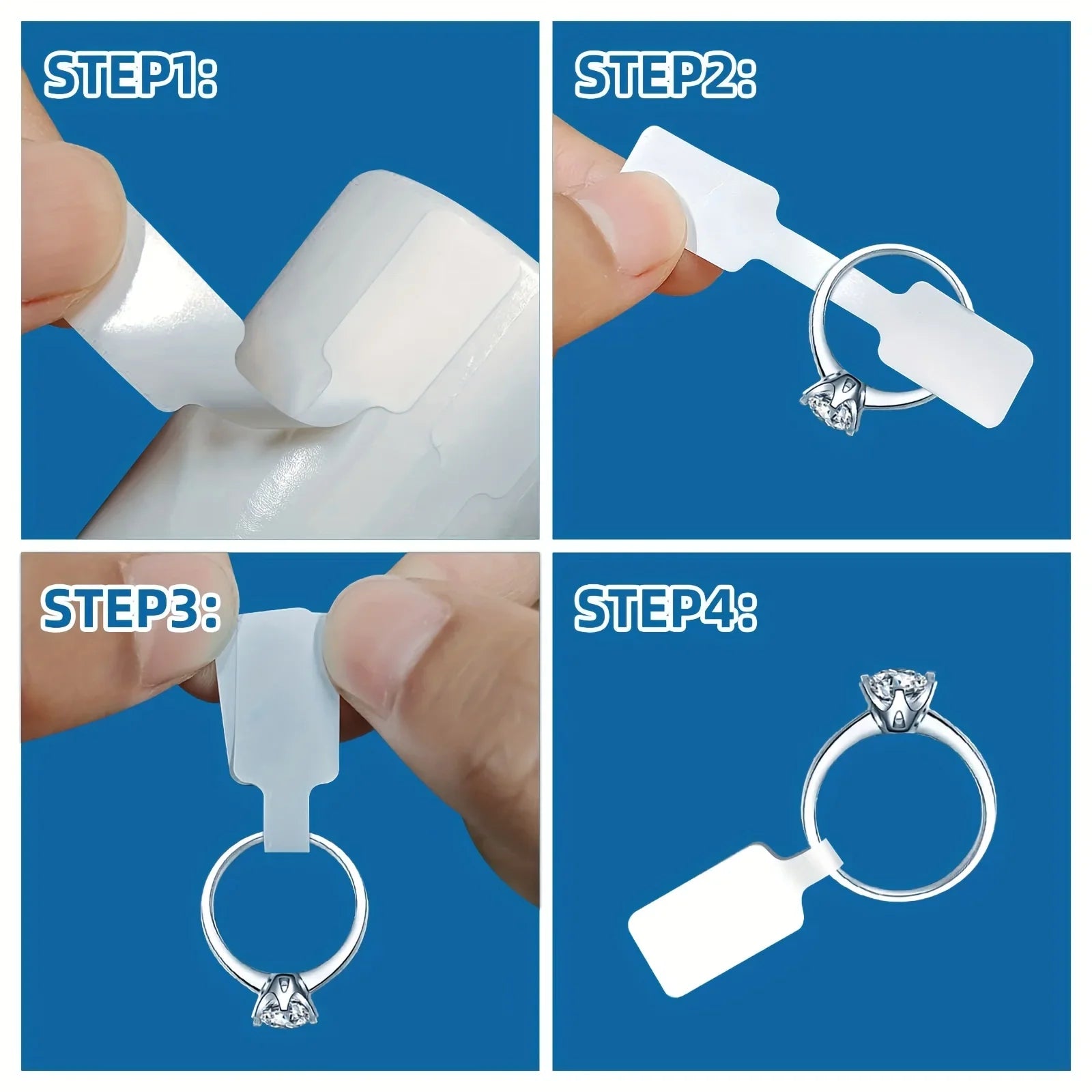 Necklace and earring price tags, jewelry label rolls, jewelry price tag stickers, bracelet, ring, clothing display labels Qme