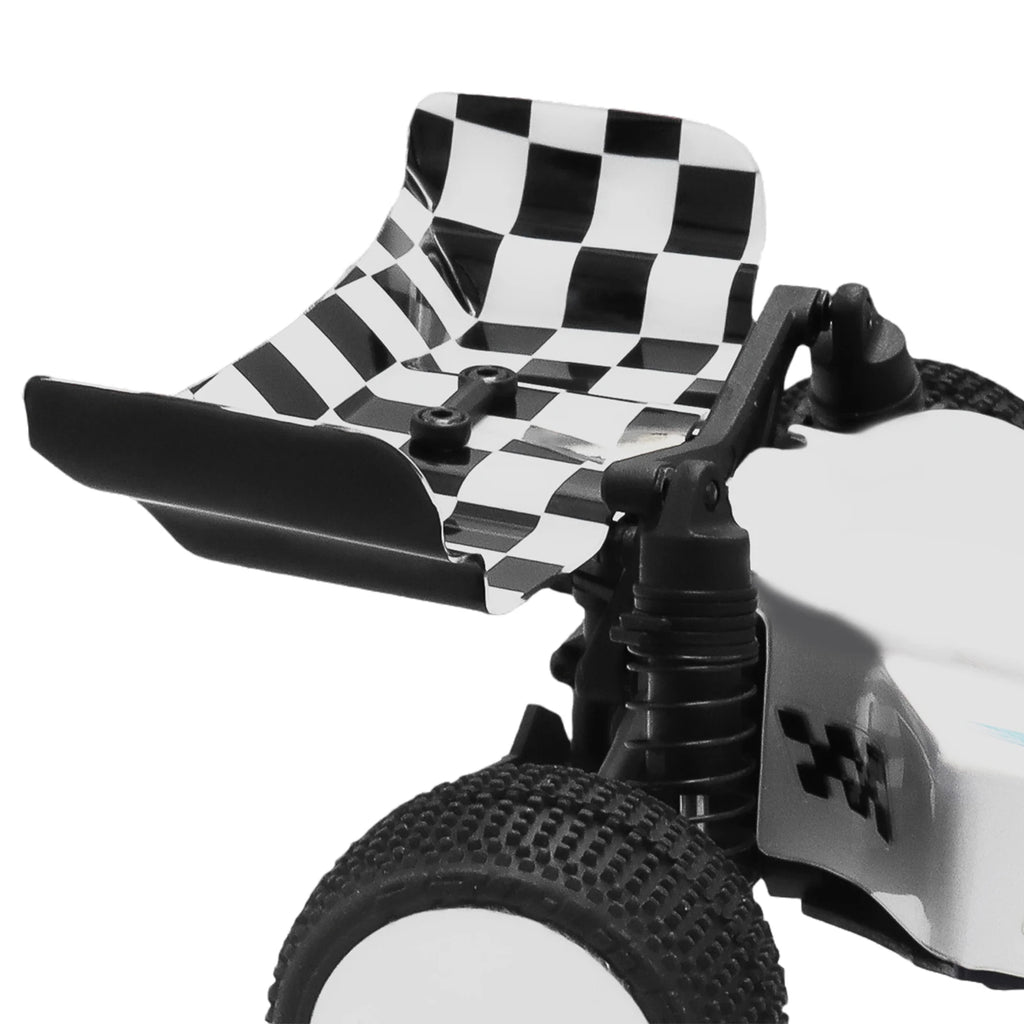 RC Rear Wing Rear Body Wing Spoiler Carbon Fiber Rear Wing for Losi 1/24 Micro-B 2WD Buggy RC Car Upgrade Part Accessory Qme
